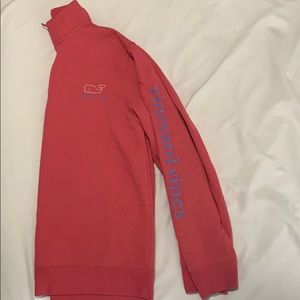 Coral vineyard vines Quarterzip
